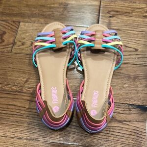 FabKids Multicolor Strappy Sandals